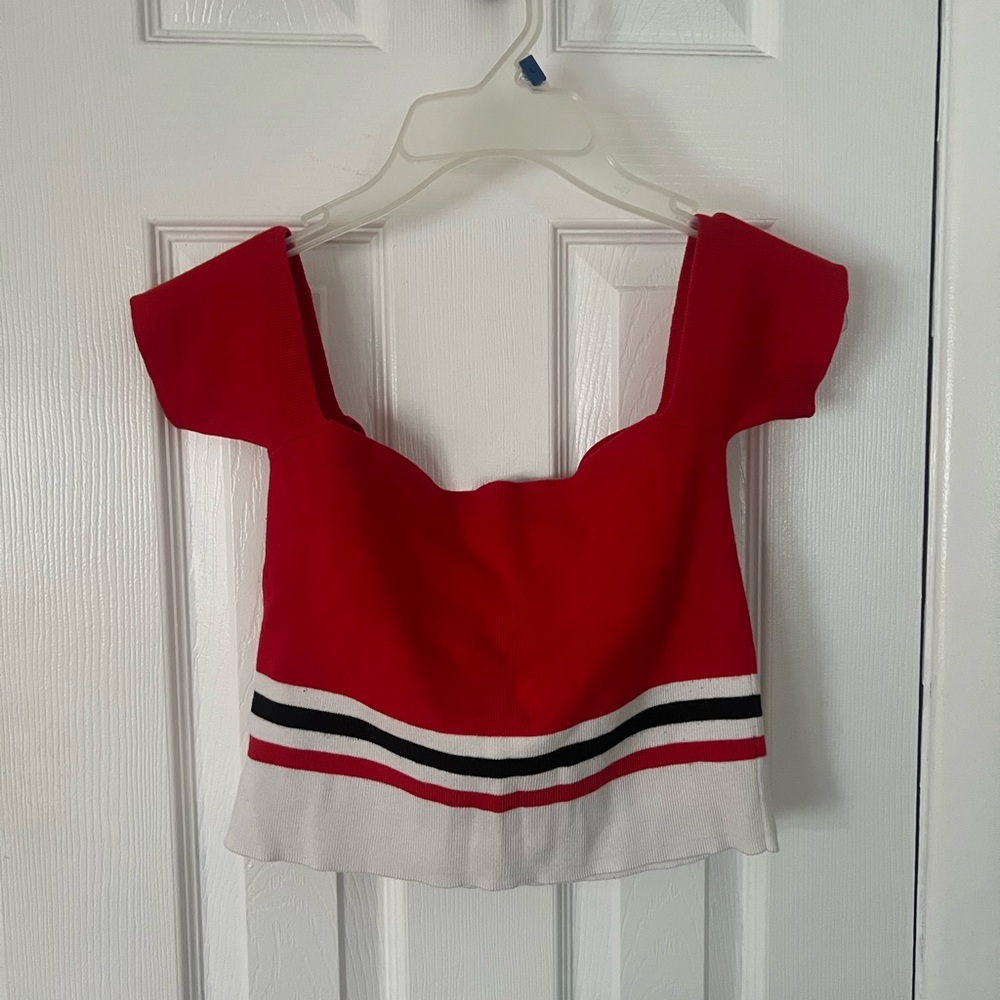 off the shoulder H&M top